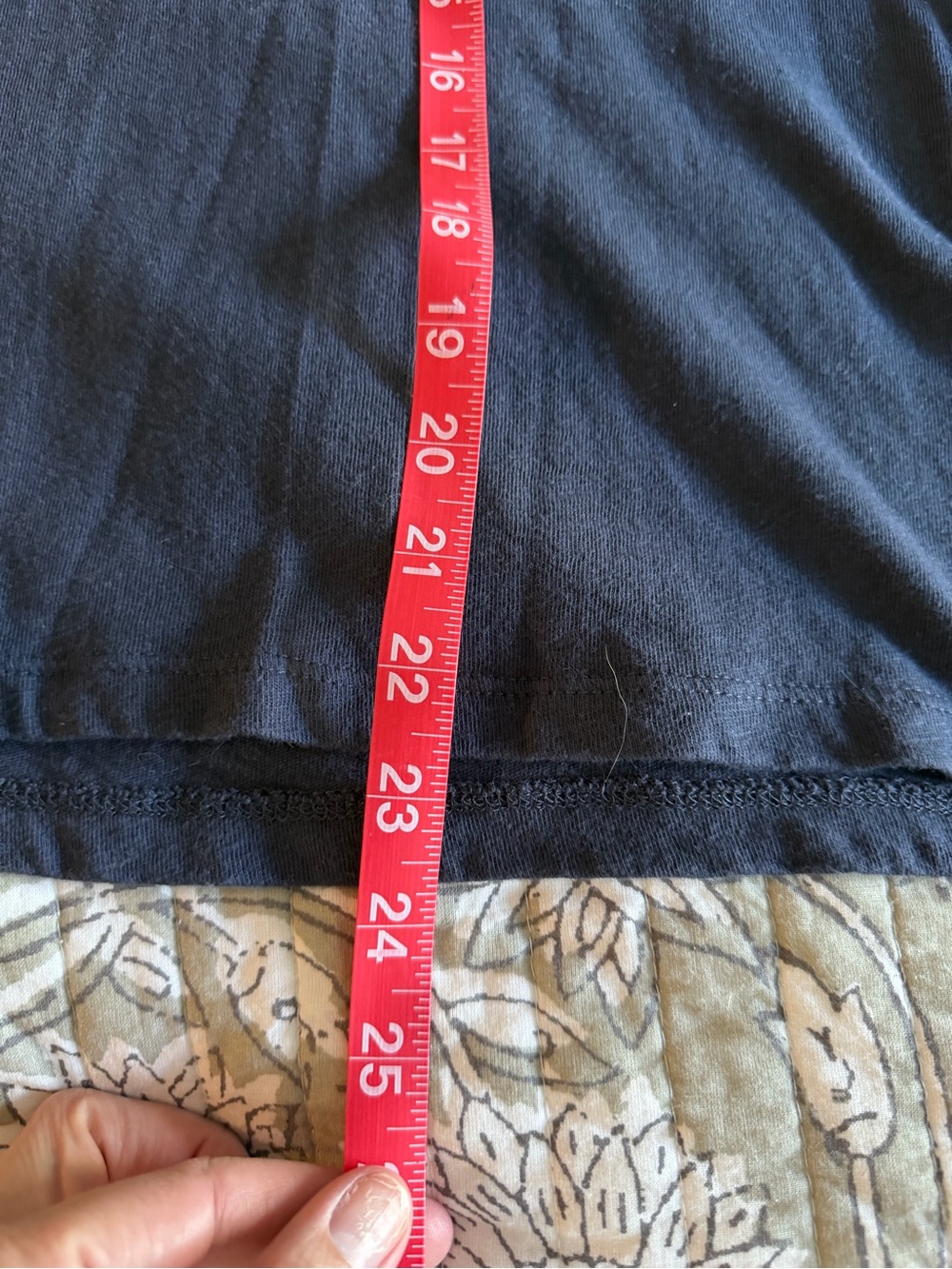J. Crew Navy Short-Sleeve Graphic Tee with 'Champagne' Sequin Detail - Picture 4 of 4